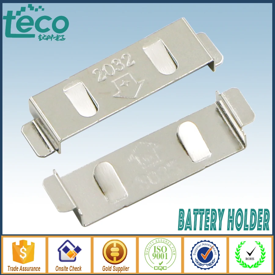 

10PCS CR2032 2032 Battery Button Cell Holder Socket Case Battery Holder TBH-CR2032-M09