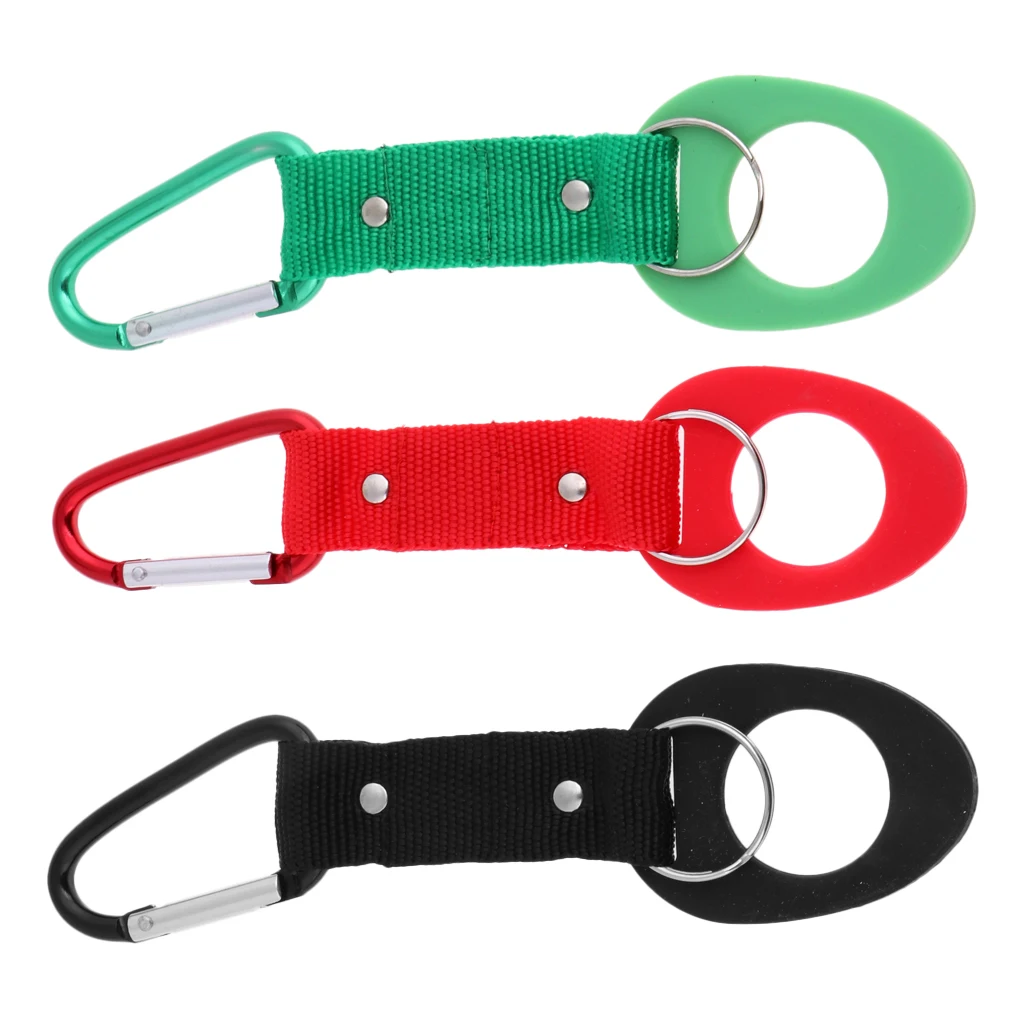 3pcs Water Bottle Carry Hooks Belt Hanging Strap Webbing Buckle Clip Holder Water Bottle Holder For Camping Hiking