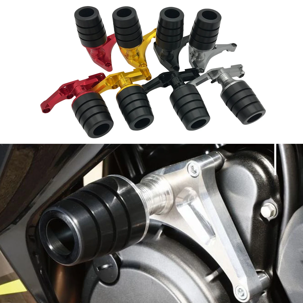 SEMSPEED мотоциклетные ползунки для двигателя с защитой от падения мотоцикла Kawasaki