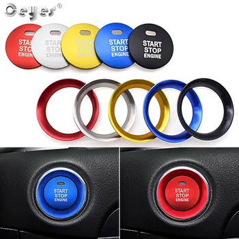 

Ceyes Car Styling Engine Start Stop Button Ring Interior Accessories Case For Mazda BM 3 CX 5 2017 CX-5 CX5 Atenza Switch Covers