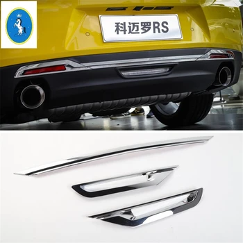 

Yimaautotrims Auto Accessory Rear Fog Lights Lamps & Tail Bottom Bumper Protect Cover Trim For Chevrolet Camaro 2016 2017 2018