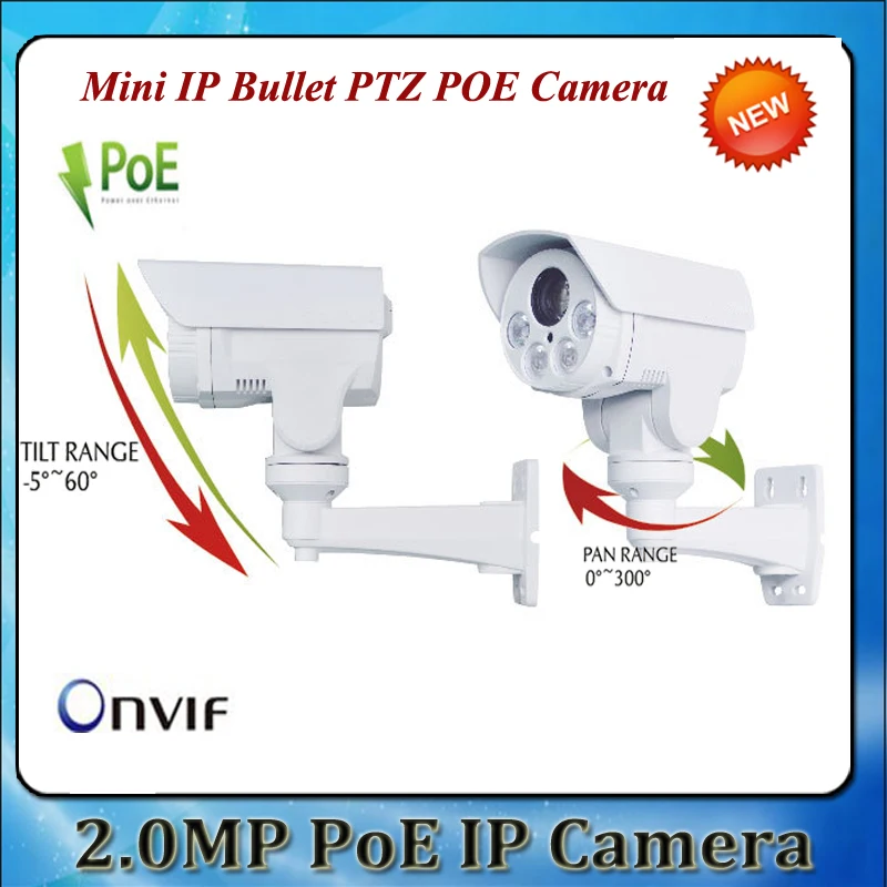 NEWEST HUISUN Model 2.0Megapixel 3X Optical Zoom With POE HD IR Mini Night Vision PTZ IP Camera