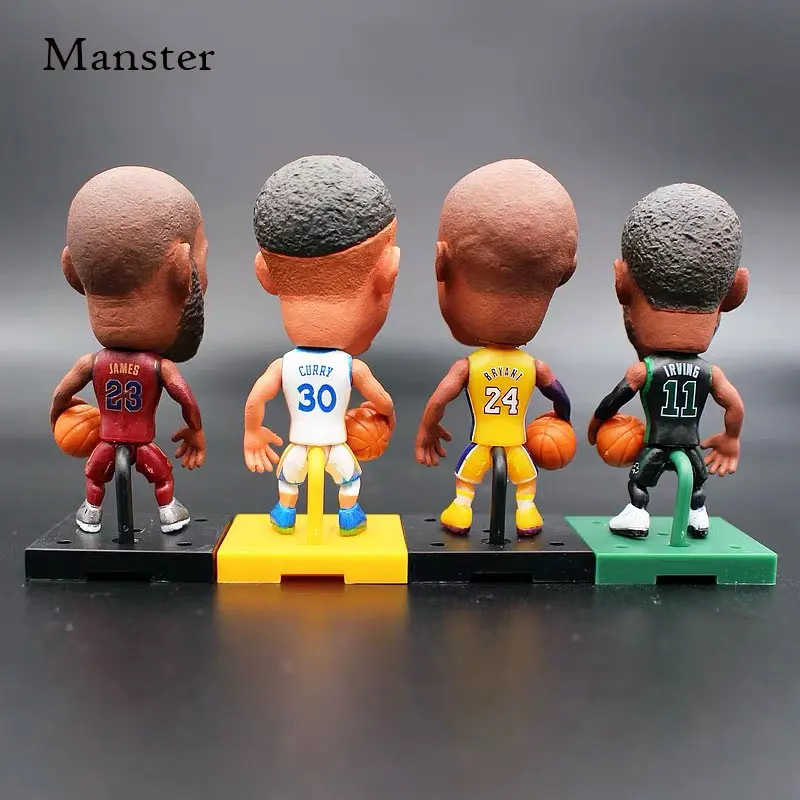 Soccerwe баскетбольная супер звезда кукла 6,5 см экшн серия Laker 23# Король Леброн Джеймс Коби Дюрант фигурка желтый набор детский подарок