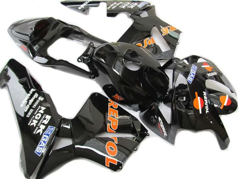 High quality Injection fairing kit fit for Honda CBR600RR 03 04 CBR 600 RR 2003 2004 black sports fairing body repair NY10