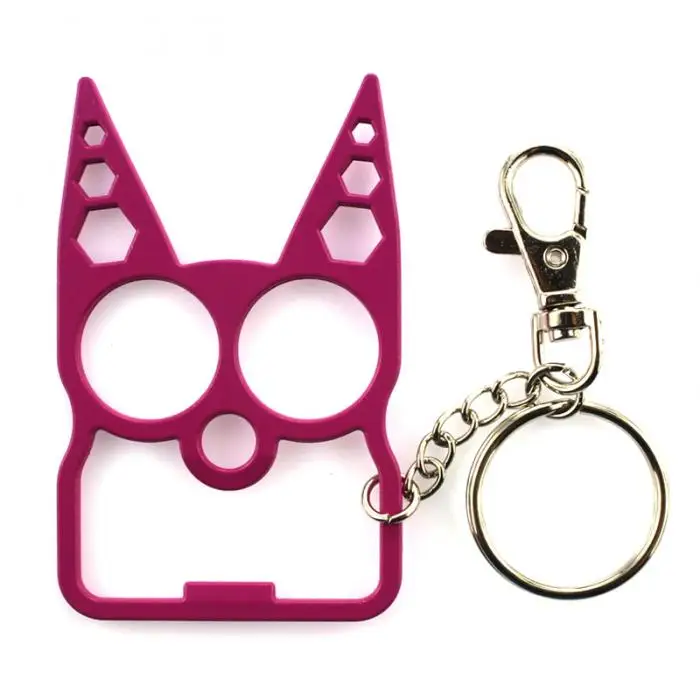 Portable Cute Cat Opener Screwdriver Keychain Self-defense Multifunction Outdoor Gadgets ALS88