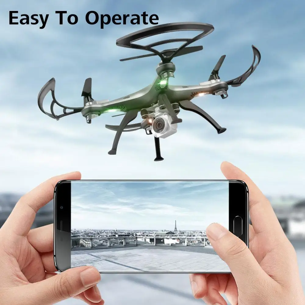 

Intelligent Quadcopter Aircraft Drone UAV 3D Flips Headless Mode Speed Adjustable 4CH FPV 6 Axis Gyro