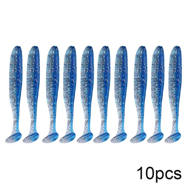 QXO-10 unids/lote de señuelos blandos de silicona, cebo de 7cm, 2g, para pesca en mar, Pva Swimbait, Wobblers, aparejos artificiales QXO-10 unids/lote de señuelos blandos de silicona, cebo de 7cm, 2g, para pesca en mar, Pva Swimbait, Wobblers, aparejos artificiales