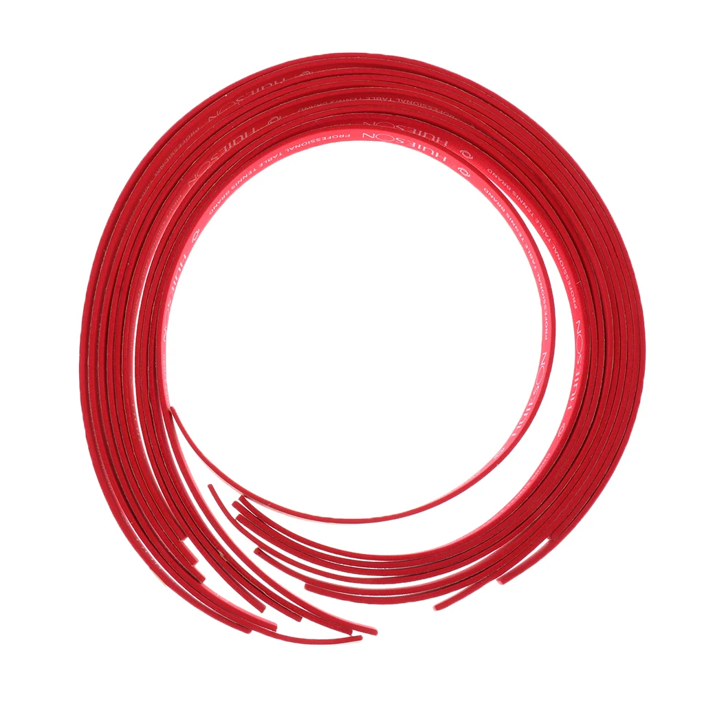 Perfeclan 10 Pcs Table Tennis Racket Edge Tape / Racquet / Bat Side Tapes - Red / Black Sponge Racket Edge Tape