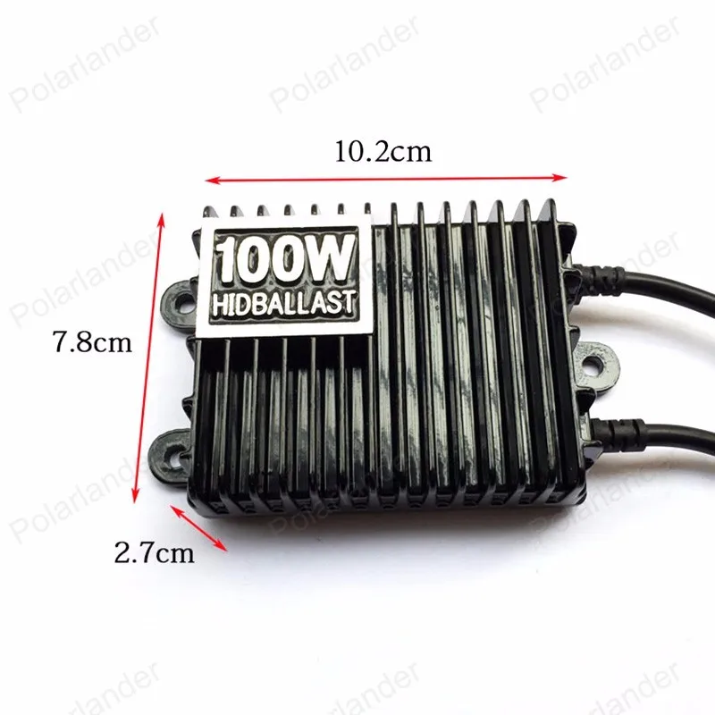 Цифровой тонкий hid балласт 100 Вт электронный для ксеноновых H3 H4 HB3 9005 HB4 9006 6000K 8000K 12