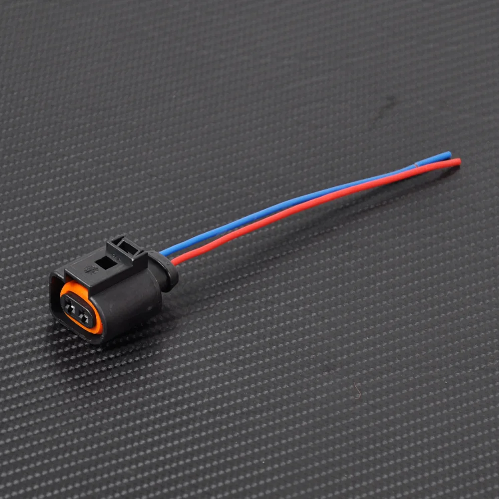 

CITALL New 1J0973702 Electrical Harness 2 Pin Connector Plug Wiring for VW Audi A4 A6 A8 Q5 Q7 2004 - 2009 - 1J0 973 702