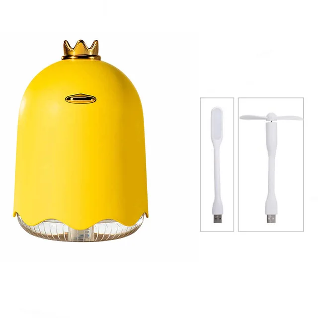 Portable Car USB Air Humidifier Ultrasonic Mist Maker Fogger High Quality Essential oil Diffuser Funny Yellow Duck Aroma Difusor - Цвет: Yellow 3 in 1