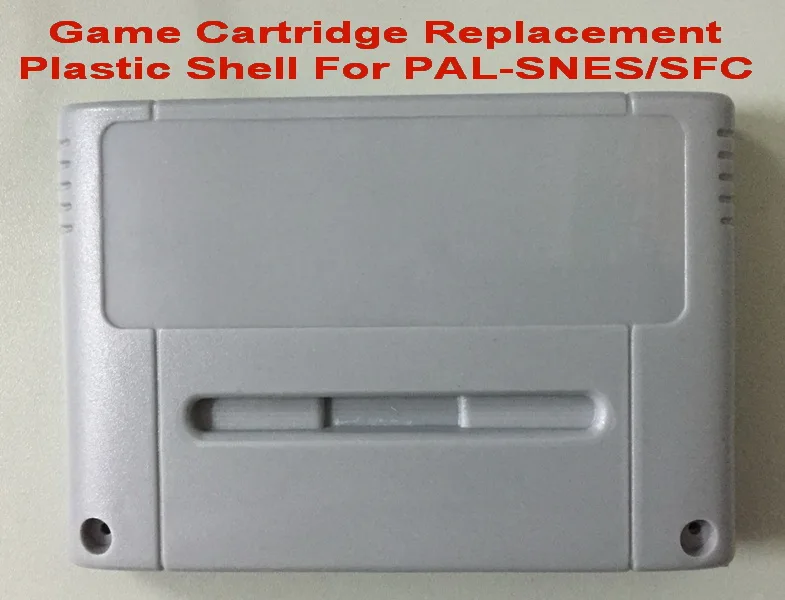 

Gray color Game Cartridge Replacement Plastic Shell For PAL SNES and for SFC Console