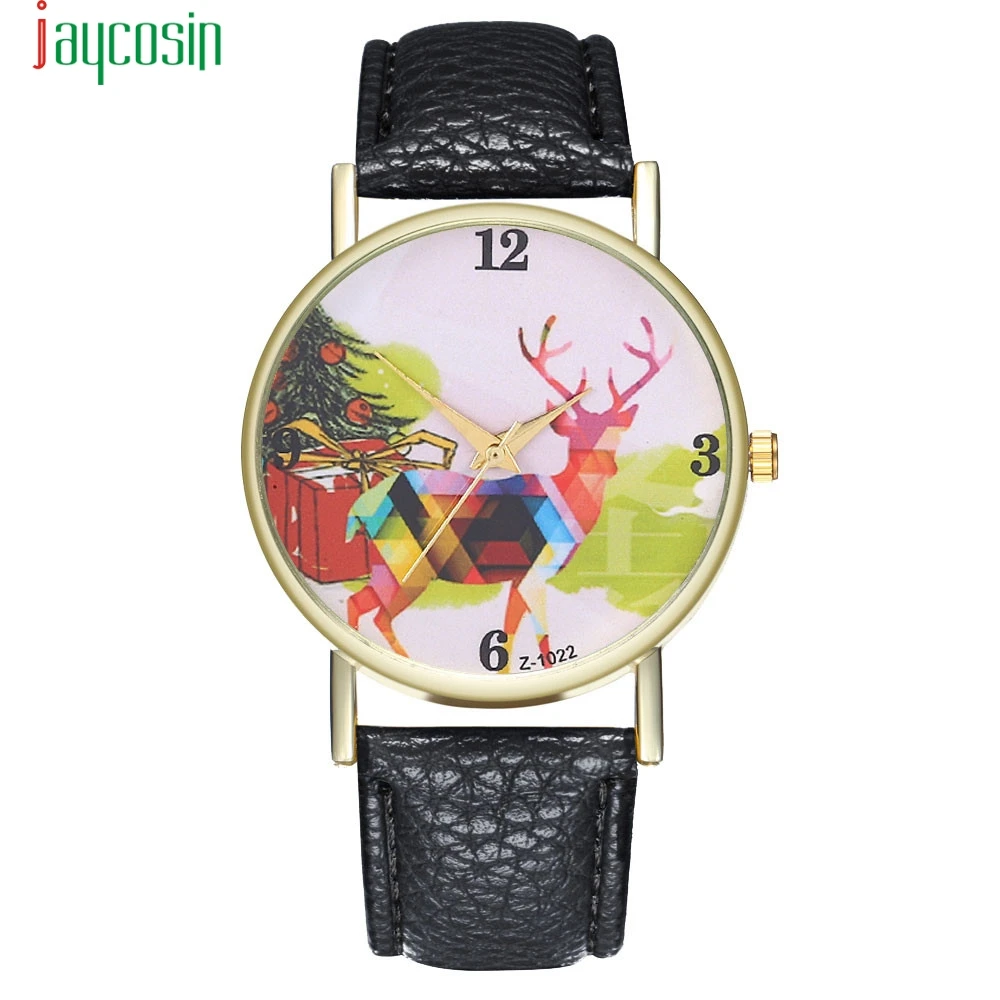 Buy JAYCOSIN Black Christmas Watches Best Sale PU
