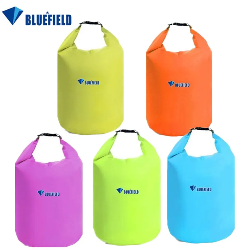 Bluefield 5 цветов 10L 20L открытый плавательный лодочный Водонепроницаемый сухой мешок кемпинг для хранения при сплаве сухой мешок Водонепроницаемость