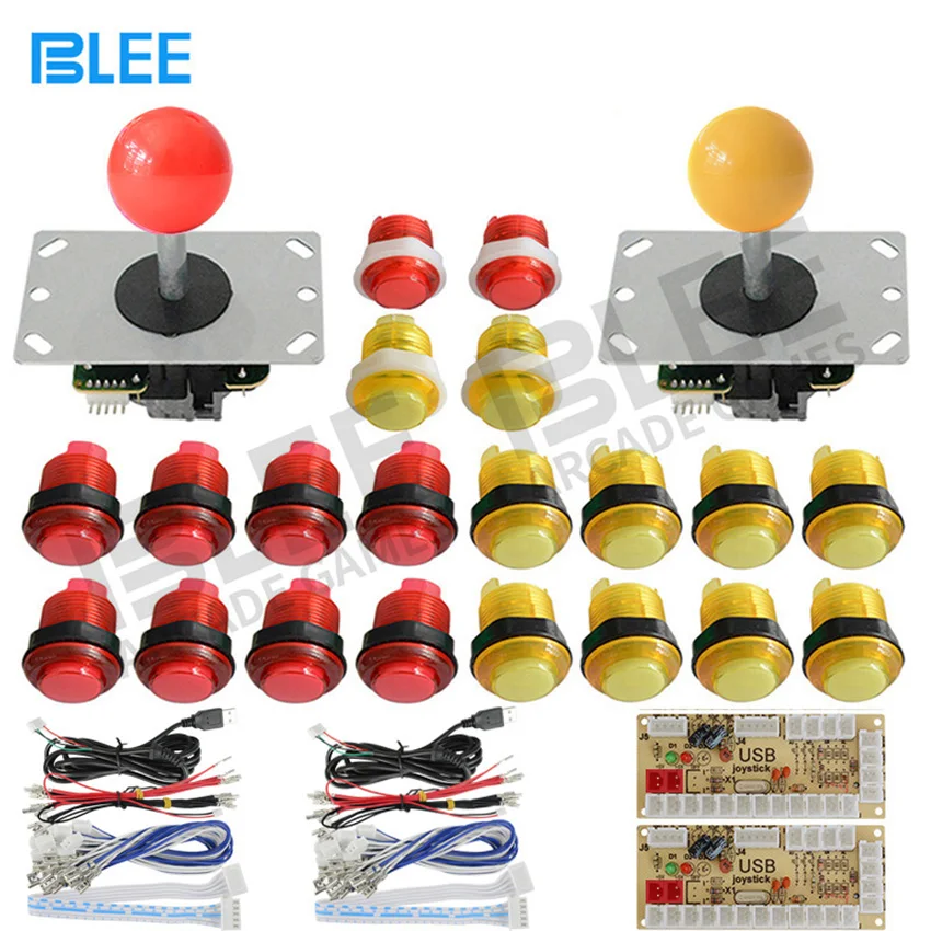 

DIY arcade game control board kit 2 Players Joystick game Kits With 20 LED Arcade Buttons to USB Encoder Kit for PC PS3 Android
