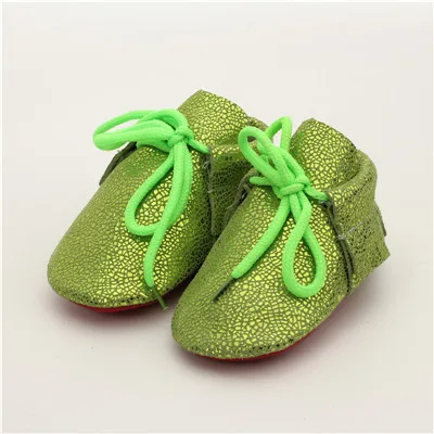Honteya/детские мокасины из натуральной кожи; модная обувь на шнуровке для маленьких девочек; обувь для новорожденных; обувь для младенцев - Цвет: model 15