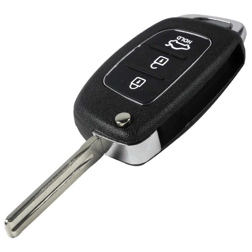 Replacement Car Styling Key Case Cover Shell Fob For Hyundai IX35 i20 3 Button Fob Remote