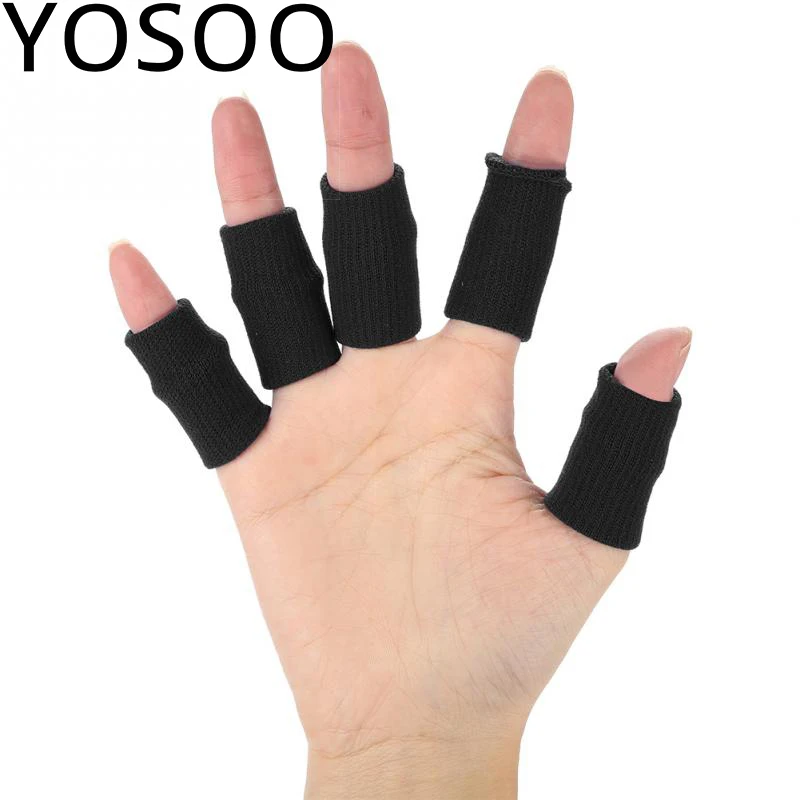 Buy 10Pcs Stretchy Flexible Fingers Sleeve Support