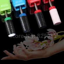 Новые Цилиндрические Керамические сверла для ногтей электрические маникюрные педикюрные маникюрные салонные станки для опилок-искусственный Очиститель Ногтей