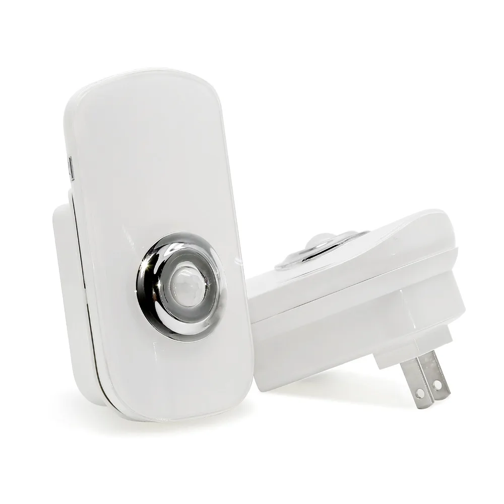 3 in 1 design 110V 220V EU US Plug PIR Motion LED Night Light Wireless Rechargeable Flashlight for kid baby room 2pcs/Pack