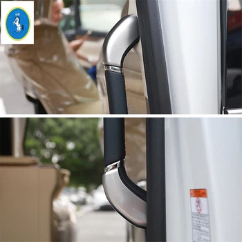 

Yimaautotrims Auto Accessory Pillar B Center Handle Armrest Cover Trim ABS Fit For Toyota Alphard / Vellfire AH30 2016 - 2019