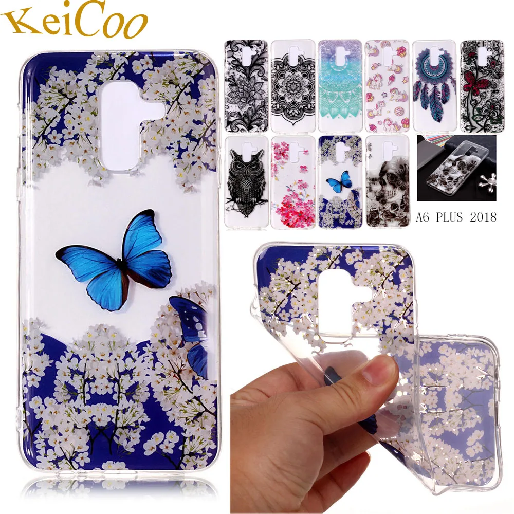 

Shockproof Phone Cases For SAMSUNG Galaxy A6Plus 2018 SM-A605FN/DS Soft Silicon Clear Slim TPU CasesFor A6 Plus 2018 Covers Full