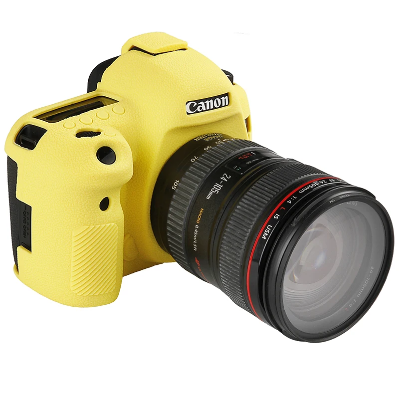 Soft Silicone Rubber Camera Protective Body Case Skin For Canon 5D4 5D Mark IV DSLR Camera Bag protector cover Drone Bags