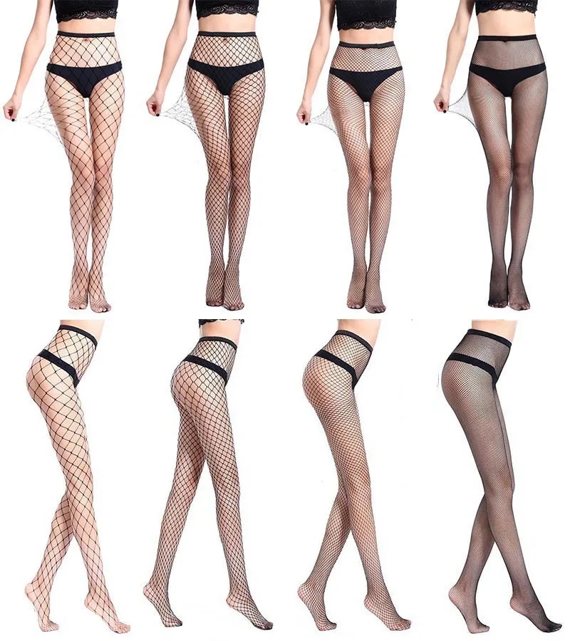 Hot Female Long Tight Sexy Mesh Net Stockings Fishnet Pantyhose Sexy Pantyhose for Women Erotic Lingerie