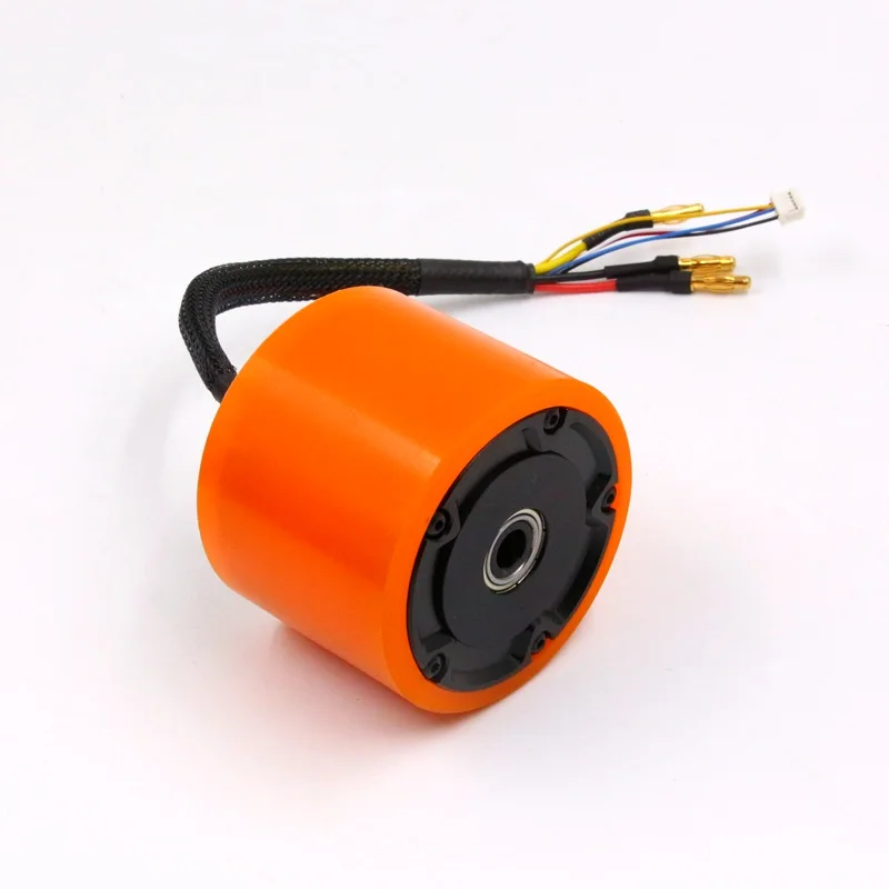 Esk8 7055 70 мм концентратор двигатель SD с колесами (уе) поступивший в BLDC H4131 5065 90KV 58KV