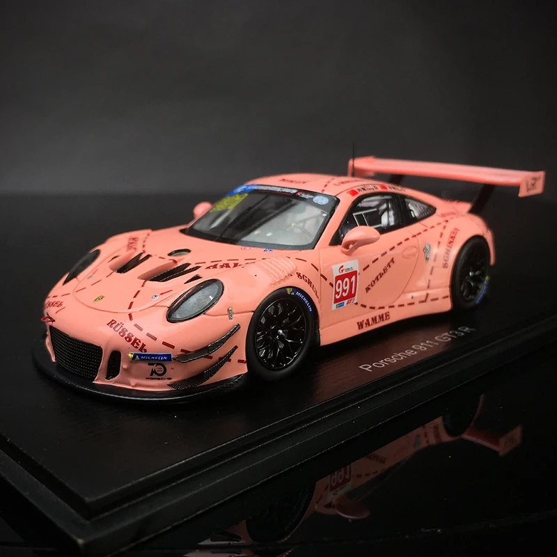 Ограниченное предложение 1/43 супер автомобиль 911 RSR Розовая Свинья Ле Ман модель дома дисплей коллекция мебели