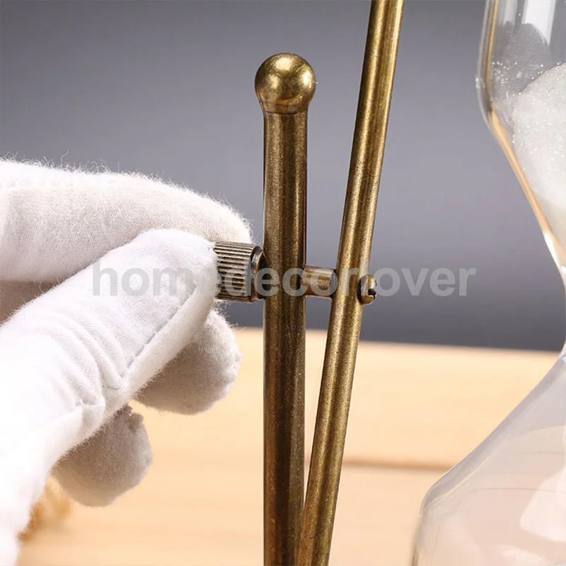 Beste Zandloper zandloper 15 minuten 30 minuten houten frame draaiende zandloper thuis bureau decoratie