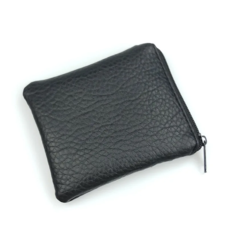 1PC Fashion Pu Leather Short Coin Purse Women Men Small Mini Wallet Bags Change Little Key Credit Card Holder bag