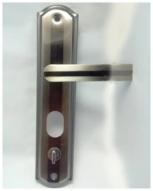 Anti Theft Locks Large Iron Gate Entrance Doors Outdoor Home Security Lock Door Handle Lock Door Handle Black Door