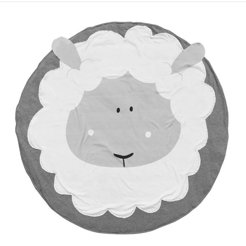 

Baby Sheep Mats game Kids Home Bedroom Toddler Blanket Cover Climbing Developing Toy Carpet tapis lapin coelho conejo Cushion