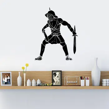 

Gladiator Wall Decal Martial Art Fighting Wall Decor Sport Wall Decorative Decal
