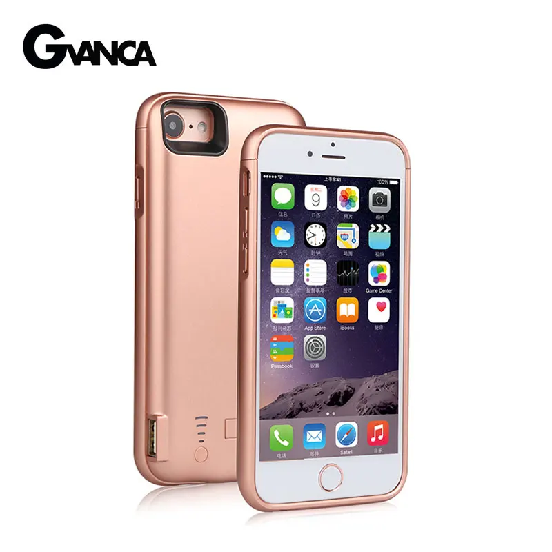 bilder für Für iPhone 6/6 s/7 iPhone 6/6 s/7 Plus Ladegerät Fall 5800 mAh 8200 mAh Power Fall Energienbank Max 1A Ausgang bilder für Für iPhone 6/6 s/7 iPhone 6/6 s/7 Plus Ladegerät Fall 5800 mAh 8200 mAh Power Fall Energienbank Max 1A Ausgang