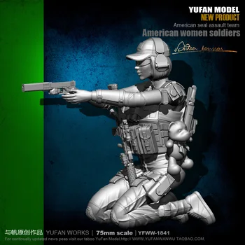 

1/24 75mm Female Seal Commando 2 Resin Soldier YFWW-1841