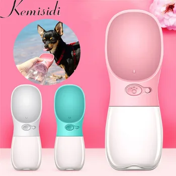 

350ML/550ML Portable Pet Dog Water Bottle For Small Large Dogs Travel Puppy Cat Drinking Bowl Outdoor Pet Water Dispenser Feeder