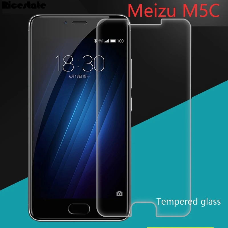 

For Meizu M5C Meizu A5 9H 2.5D Ultra Thin Transparent Tempered Glass Cover For Meizu M5C 5.0 inch Screen Protector film