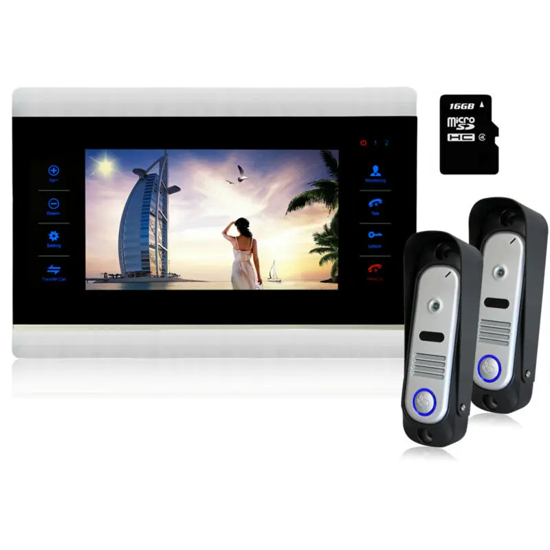 Homefong 10"Video Door Phone High Resolution System