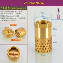 " латунный обратный клапан с фильтром фильтр BSP Женская Резьба Обратный запорный клапан