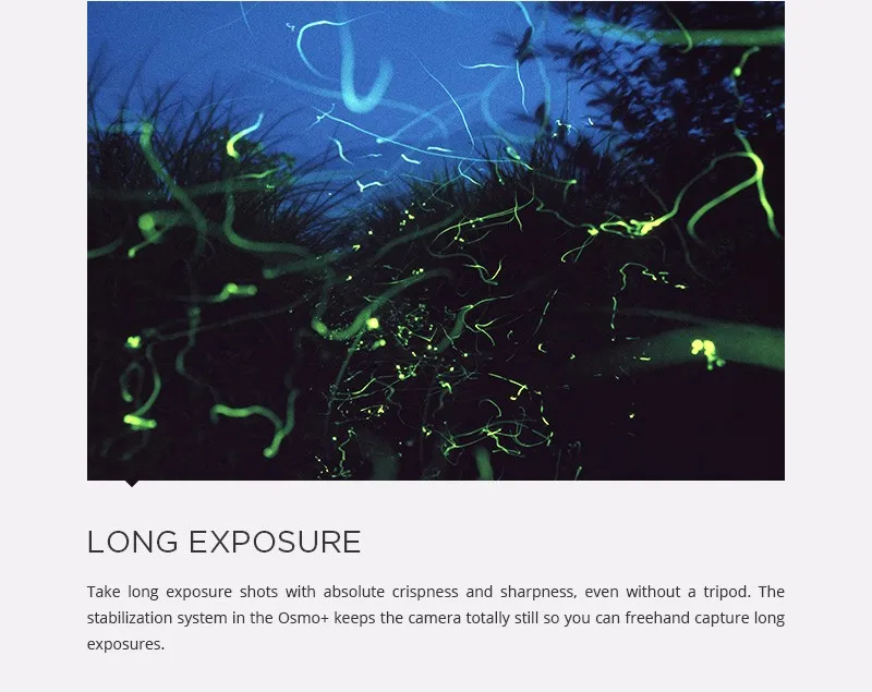 DJI OSMO+ Handheld Gimbal Camera 3 Axis Stabilizer 4K Video 12 Million Pixel Shooting Outdoors Enthusiasts Phantom