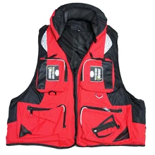 

L-XXL Outdoor Vest Fishing Vest Life Vest Adult Polyester Drifting Boating Survival Safety Jacket Water Swimming Life Jacket