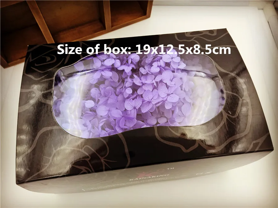 800 штук большая коробка 19x12 5x8 5 см натуральный маленький лист гортензии