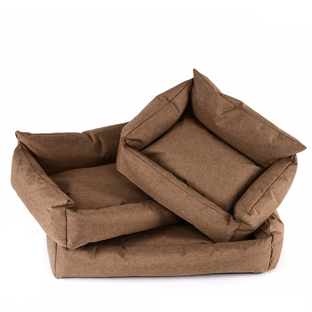 Dog Pet Beds Sofas for Small Large Dogs Cat Pet Waterproof Bottom Durable Dog Bed Breathable Soft Kation Oxford Dogs Bed BD0070 (1)