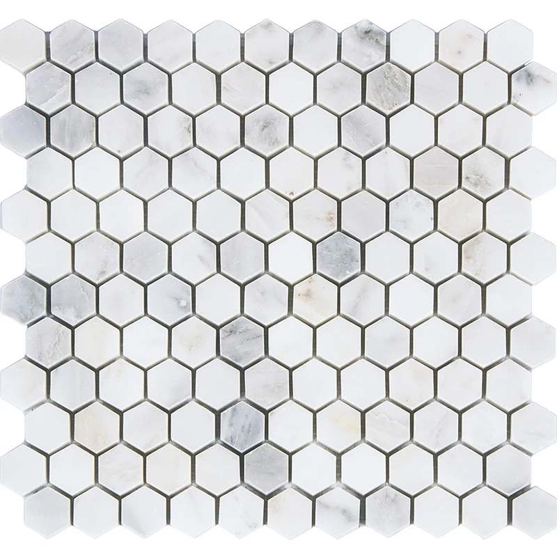 Kopen Honingraat Carrara Marmer Steen Tegels, Keuken Backsplash Badkamer Douche Muur Vloer decor, Home Improvement, Gratis verzending, LSMBH05