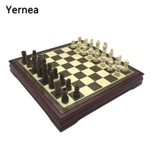 Yernea High-quality Wood Chess Board Game Set Solid Wood Chess Pieces International Chess Coffee Table Wooden Chessboard цена Yernea High-quality Wood Chess Board Game Set Solid Wood Chess Pieces International Chess Coffee Table Wooden Chessboard цены онлайн