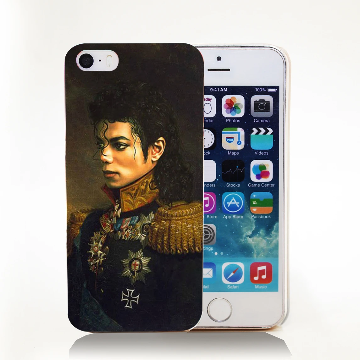 handsome star Michael Jackson Hard Transparent Cover Case for iPhone 4