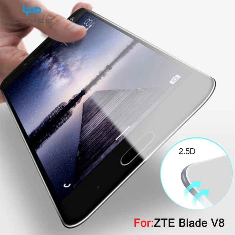 Lephee для ZTE лезвие V8 закаленное Стекло Экран протектор BV0800 полное покрытие 9 H 2.5D HD