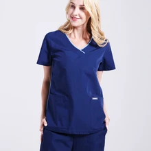 Для женщин форма медсестры, медицинская скраб набор рабочая одежда для больниц косметолог наряды невероятный комфорт медицинская Униформа для врачей